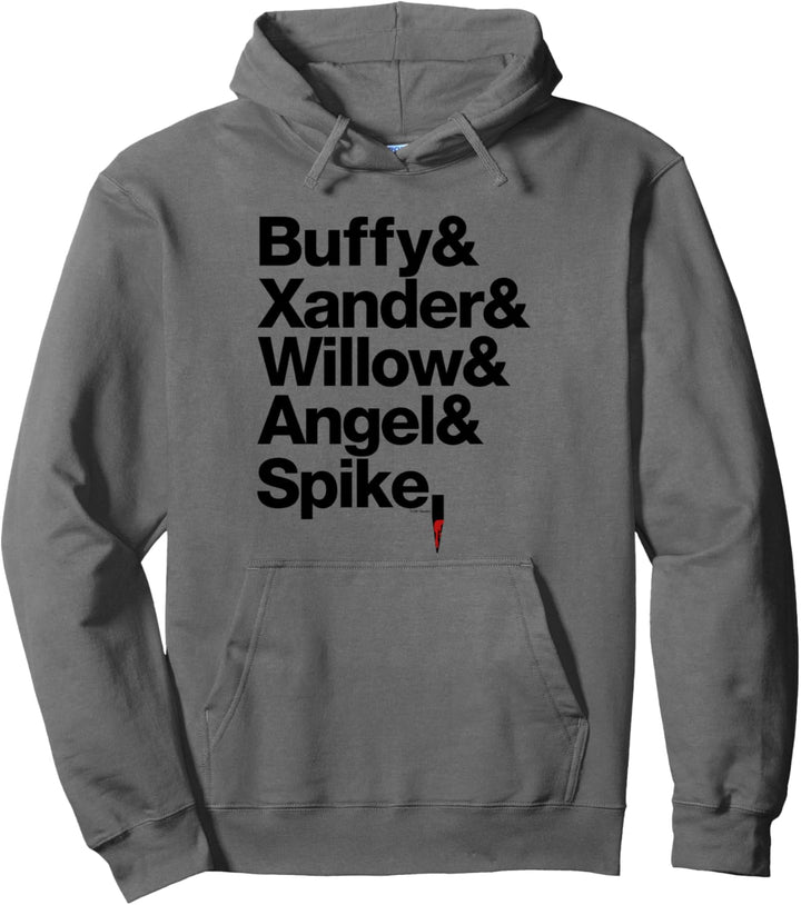Buffy the Vampire Slayer Buffy Xander Willow Angel Spike Pullover Hoodie