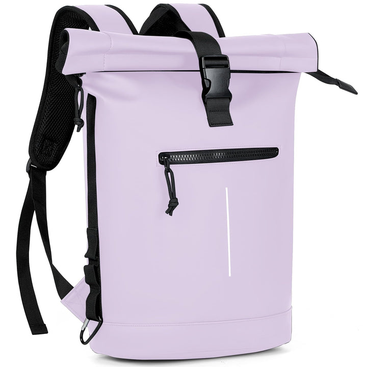 Rolltop Rucksack Wasserdicht für Damen & Herren, Grosser Laptop Rucksack mit Computerfach für 17 Zol