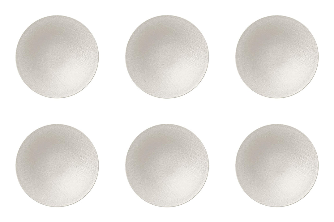 Villeroy & Boch Manufacture Rock Blanc Suppenschale Ø 28,7cm 6er Set weiss matt