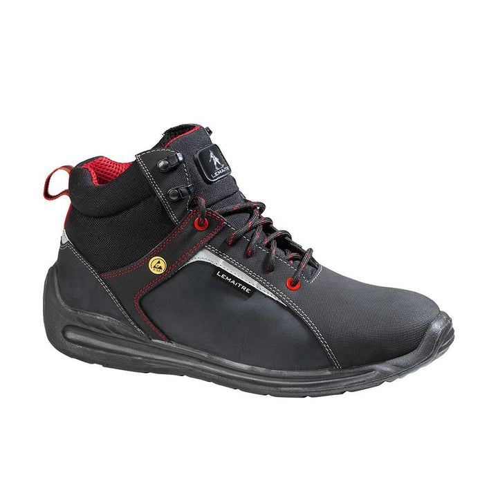 Lemaitre SUHIS30NR38 SUPER X HIGH S3 ESD Sicherheitsschuhe, Schwarz, Grösse 38 38 EU, 38 EU