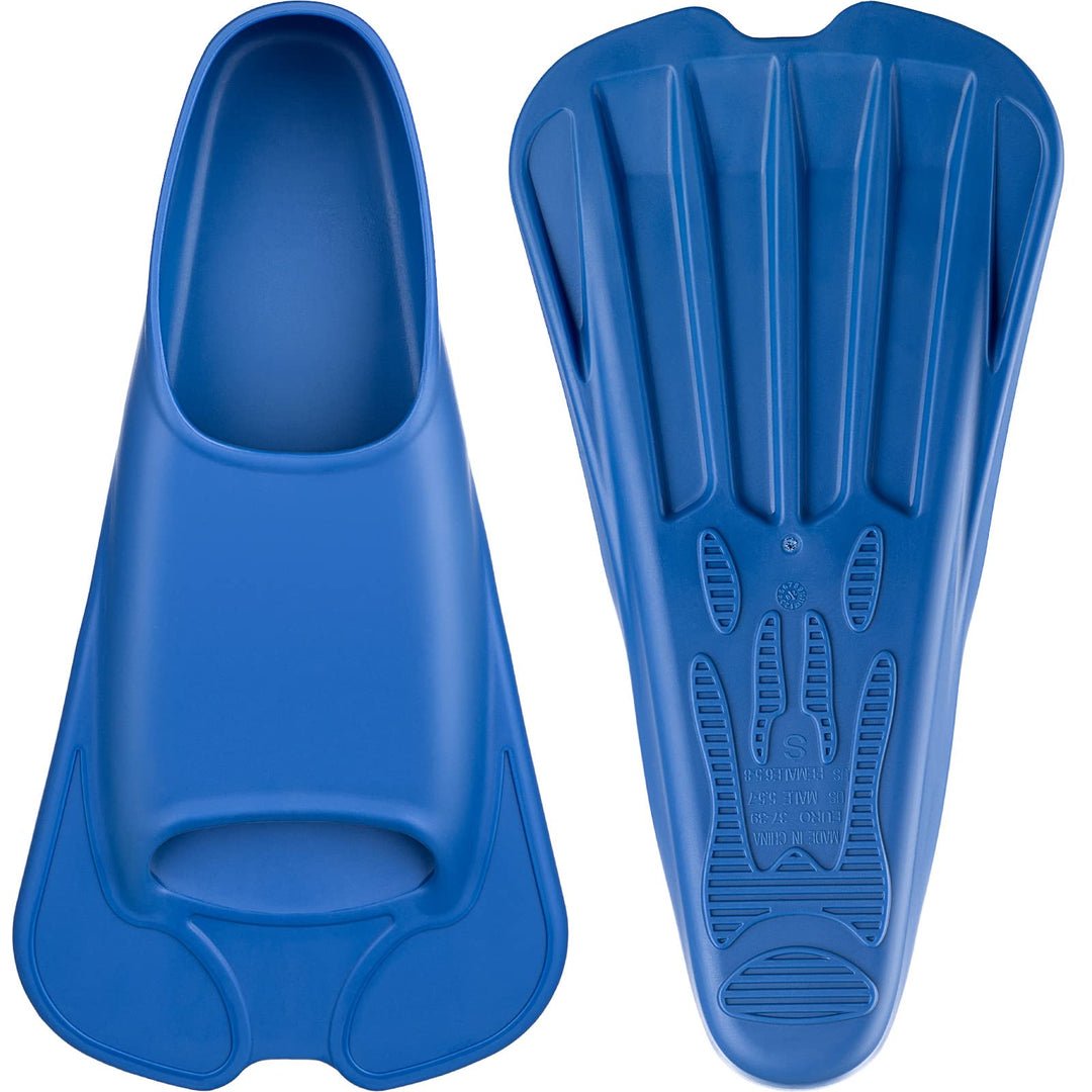 CAPAS Kurze Trainingsflossen für Schwimmen | Komfortable Silikon Schwimmflossen | Kurzflossen | Tauc