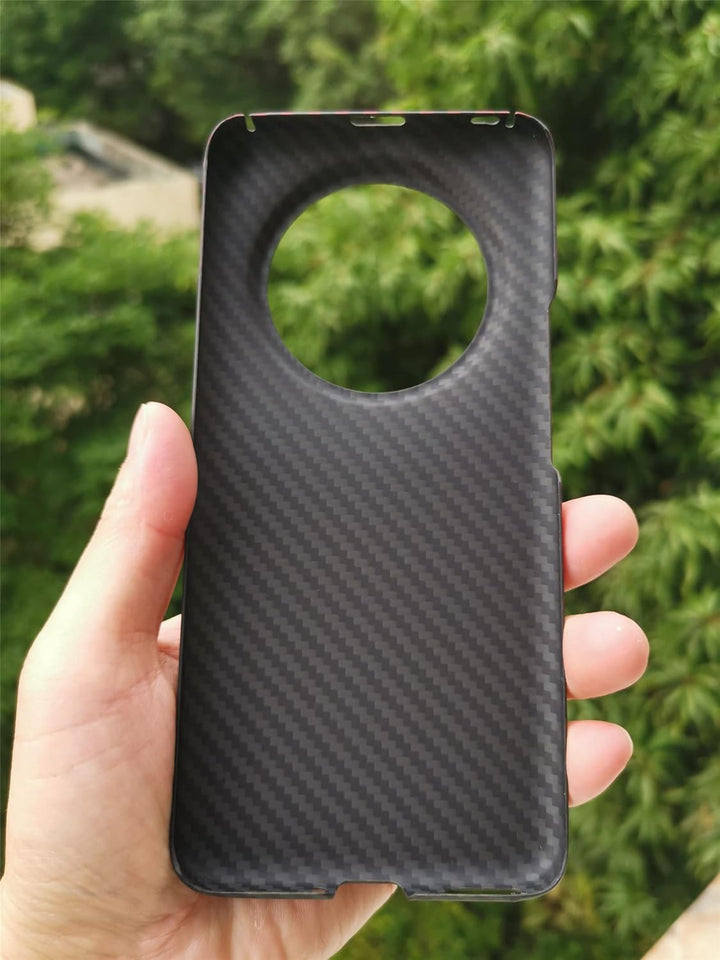 Ultradünne und leichte Aramid-Kohlefaserschale für Honor Magic 5 pro Hülle (Rot Schwarz), Rot Schwar
