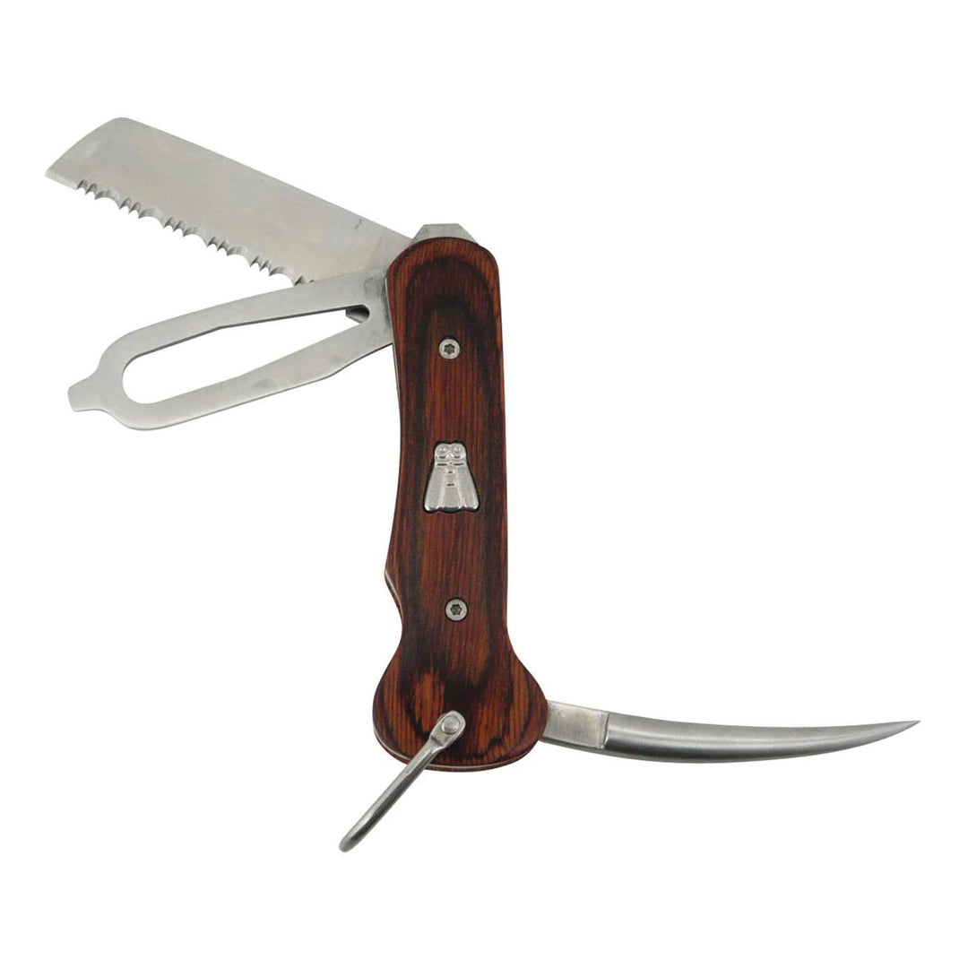 LAGUIOLE - Faltbares Marinemesser - Edelstahl, Pakka Holz - Geschenkbox - Multifunktionsmesser - Wir