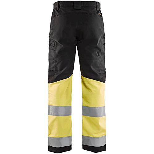 Blakläder 155118119933D124 Warn-Bundhose Grösse mit Stretch in schwarz/gelb, D124 D124 Black / Yello
