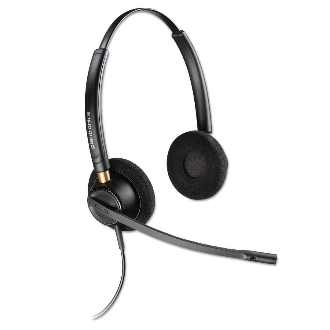 HP Poly EncorePro 520 500 series Headset On-Ear kabelgebunden Quick Disconnect Schwarz Zertifiziert