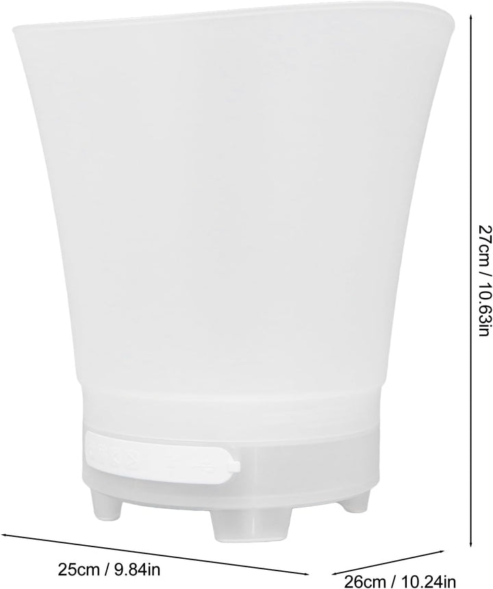 7L LED-Eiskübel mit Bluetooth-Lautsprecher, 4 Lichtmodi, Farbwechsel, 1200mAh, 25x26x27cm, für Wein