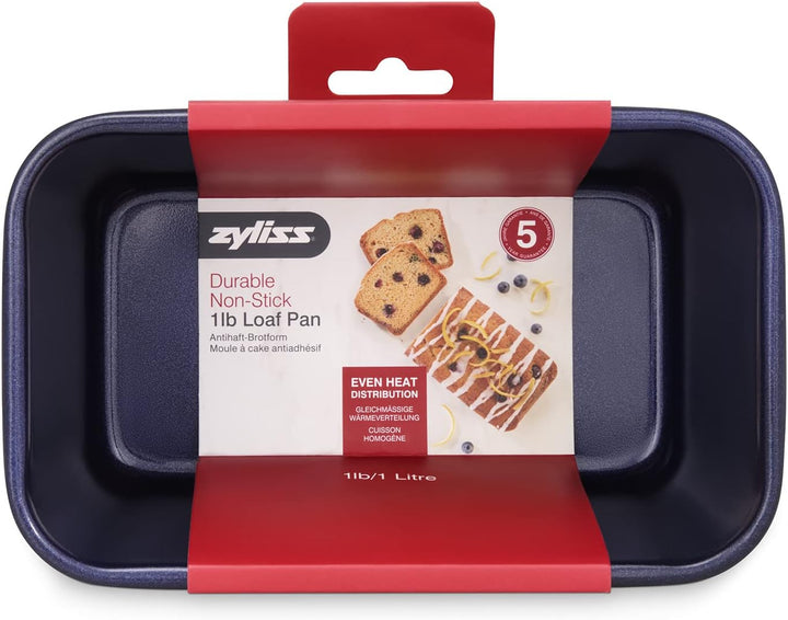 Zyliss E980198 Brotbackform, Antihaftbeschichtung, Carbonstahl, Dunkelblau, Ideal Zum Brotbacken, Br