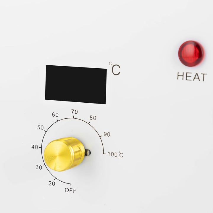 Wachswärmer, 100W Doppeltopf Waxing Maschine - Temperaturbereich 20-120℃, Wachsgerät für Haushalte,