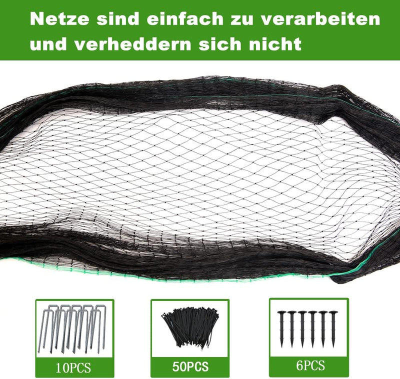 Vogelnetz Obstgarten Netz,Gartennetze,Hühnerkäfig Geflügel Zuchtnetz,Nylon Anti Bird Net,Verwendet f