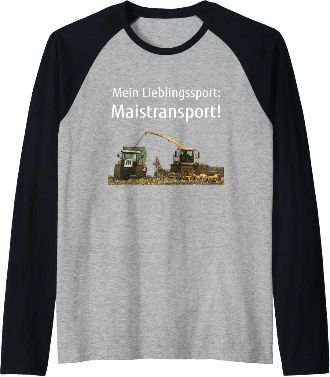 Mais häckseln Landwirt Bauer Lohner Mais-Ernte Maistransport Raglan