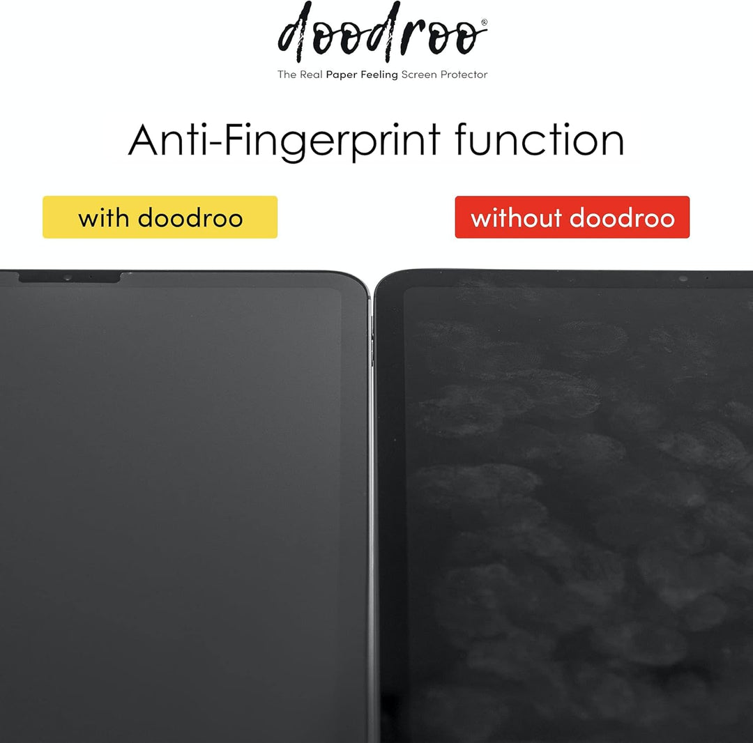 doodroo - Schutzfolie mit echtem Papiereffekt und Anti-reflex für BOOX Nova3 / 3 Color - Schützender