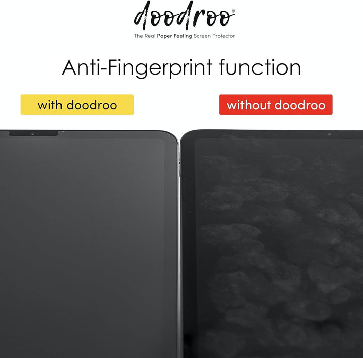 doodroo - Schutzfolie mit echtem Papiereffekt und Anti-reflex für BOOX Nova3 / 3 Color - Schützender