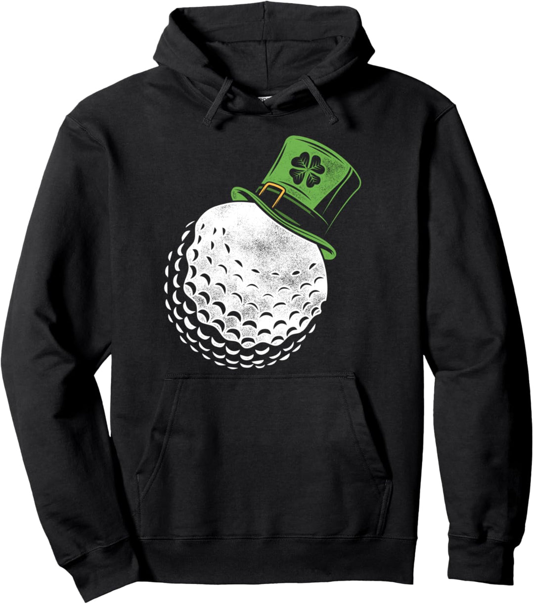 Golfing-Grafik St. Patricks Day Irland Irish Kleeblatt Pullover Hoodie
