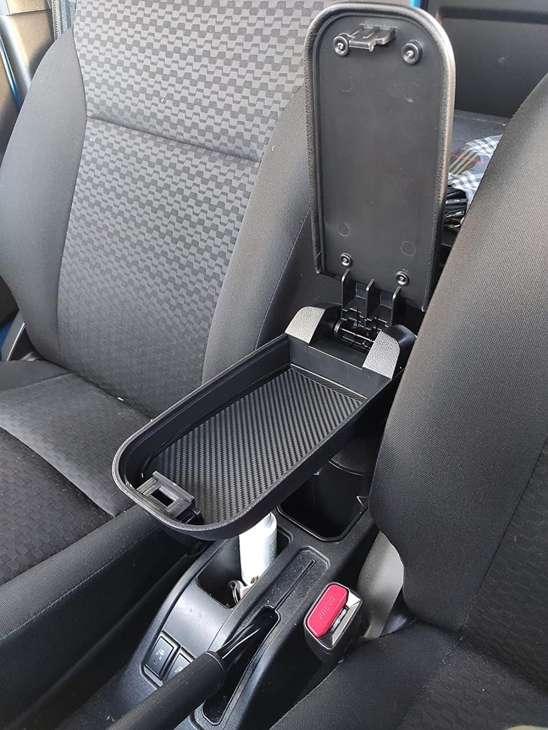 LFOTPP Faltbar Armlehne Mittelarmlehne mit Getränkehalter für Jimny, Auto Mittelkonsole mit Staufach