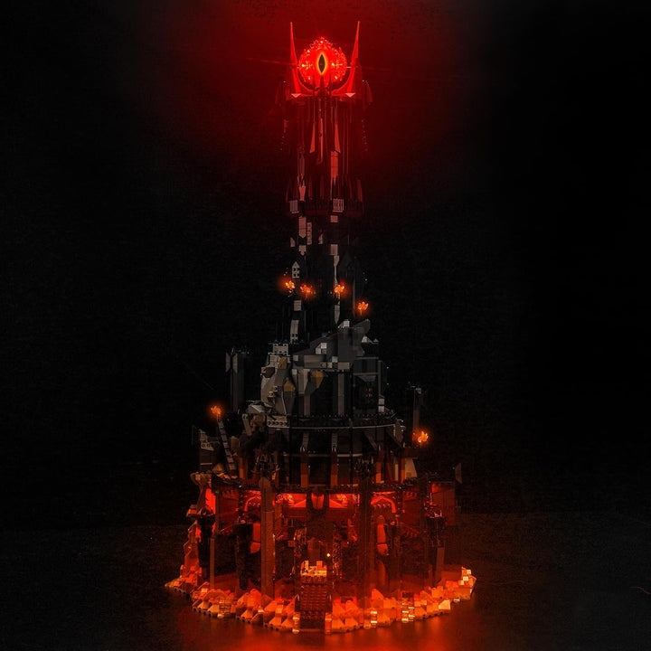 Update Version Led Licht Set für Lego 10333 The Lord of The Rings: Barad-dûr (Kein Lego), Dekoration