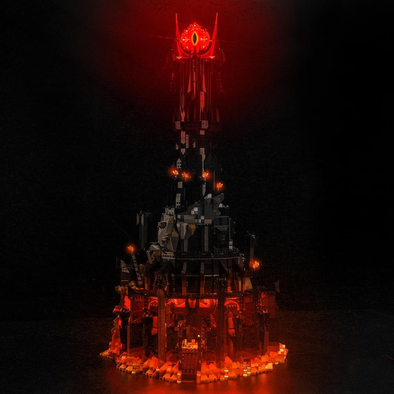 Update Version Led Licht Set für Lego 10333 The Lord of The Rings: Barad-dûr (Kein Lego), Dekoration