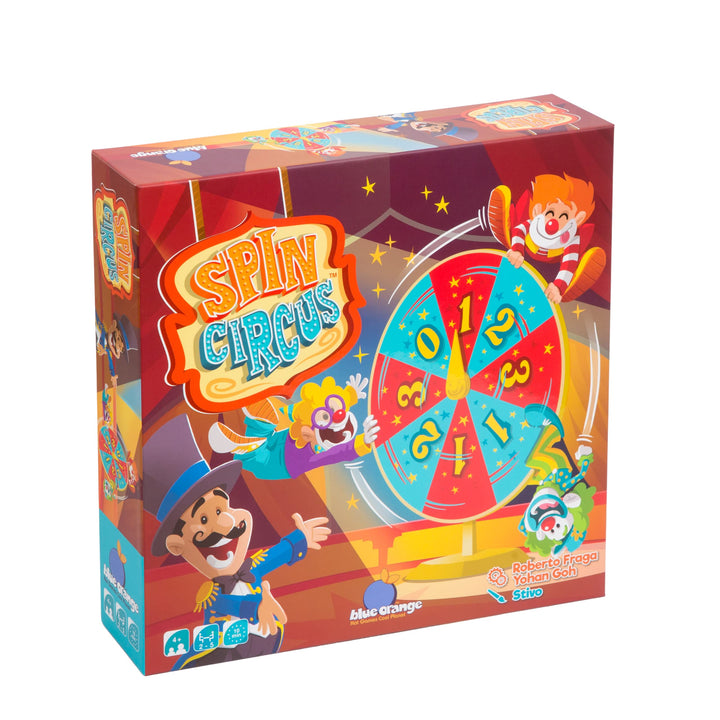 Blue Orange | Spin Circus | Kinderspiel | Geschicklichkeitsspiel | 2-5 Spieler | Ab 4+ Jahren | 10 M