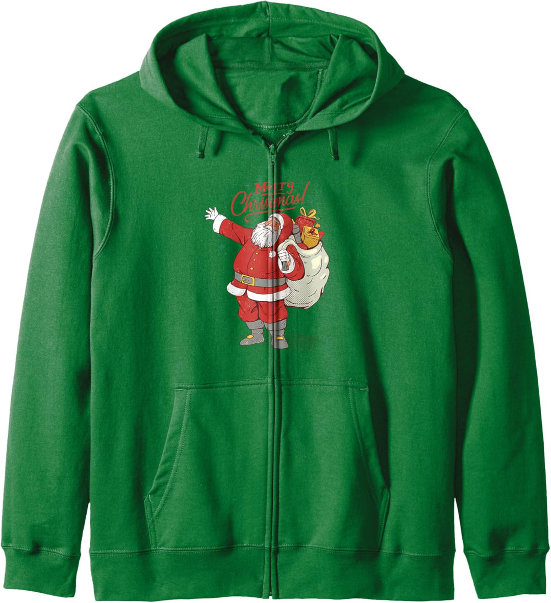 Weihnachtsmann Frohe Weihnachten Winterferien Saisonal Kapuzenjacke