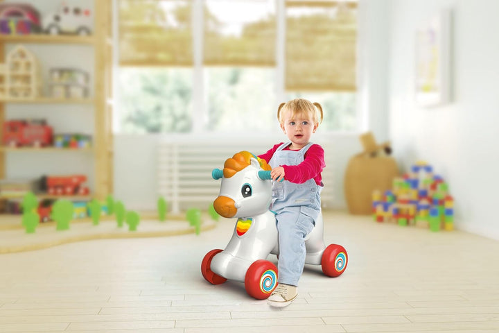Baby Clementoni 3 in 1 Schaukel-Pony - Schaukelspielzeug für Babys &amp; Kleinkinder ab 12 Monaten - 178