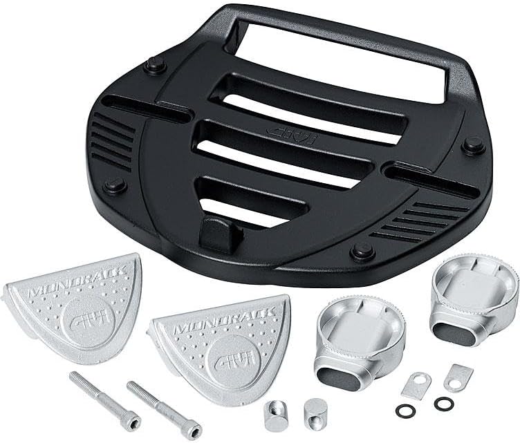 Givi PLATINE MM MM Kunststoff-Platten-Kit komplett für F-Träger, Schwarz, 40