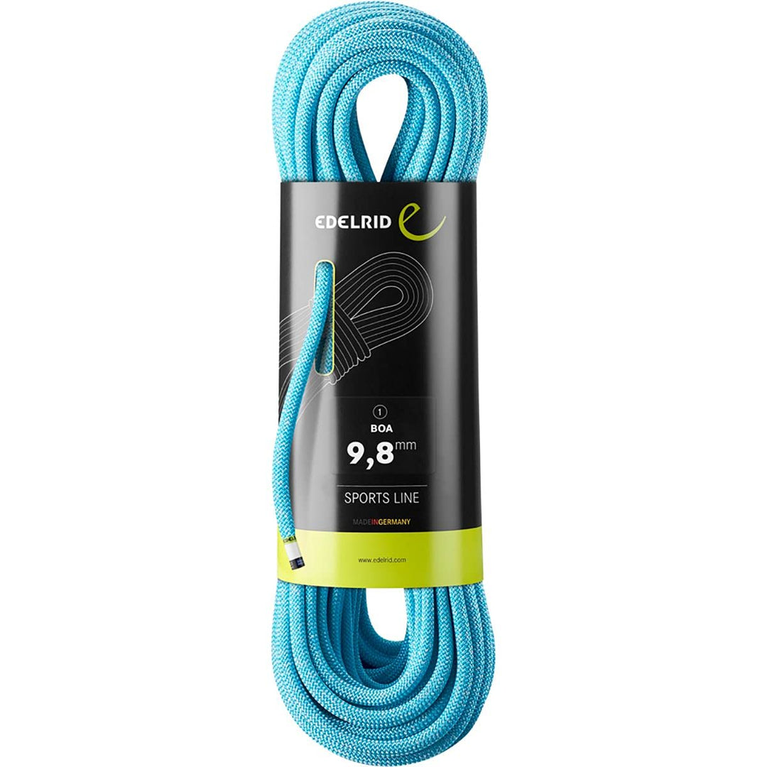 EDELRID Kletterseil Boa 9,8 mm Einfachseil Blue (300) 70m, Blue (300) 70m