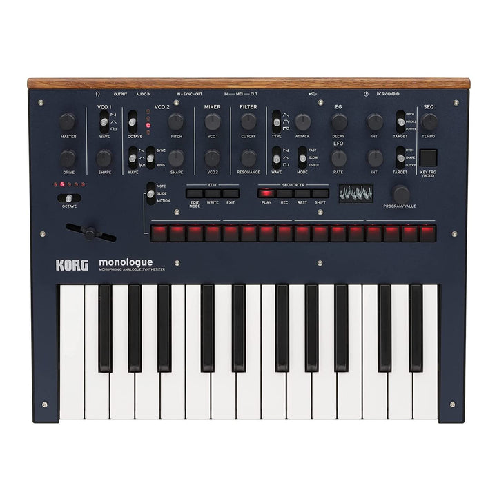 Korg - Monologue Monophonic Analogue Synthesiser - Dark Blue Blau, Blau