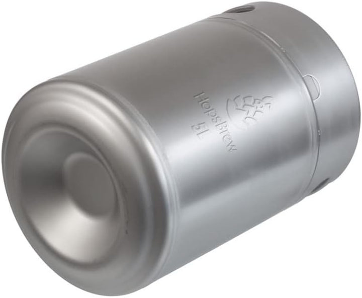 Mini 304 Edelstahl Keg Growler (5L Standard Silber mit Speer)