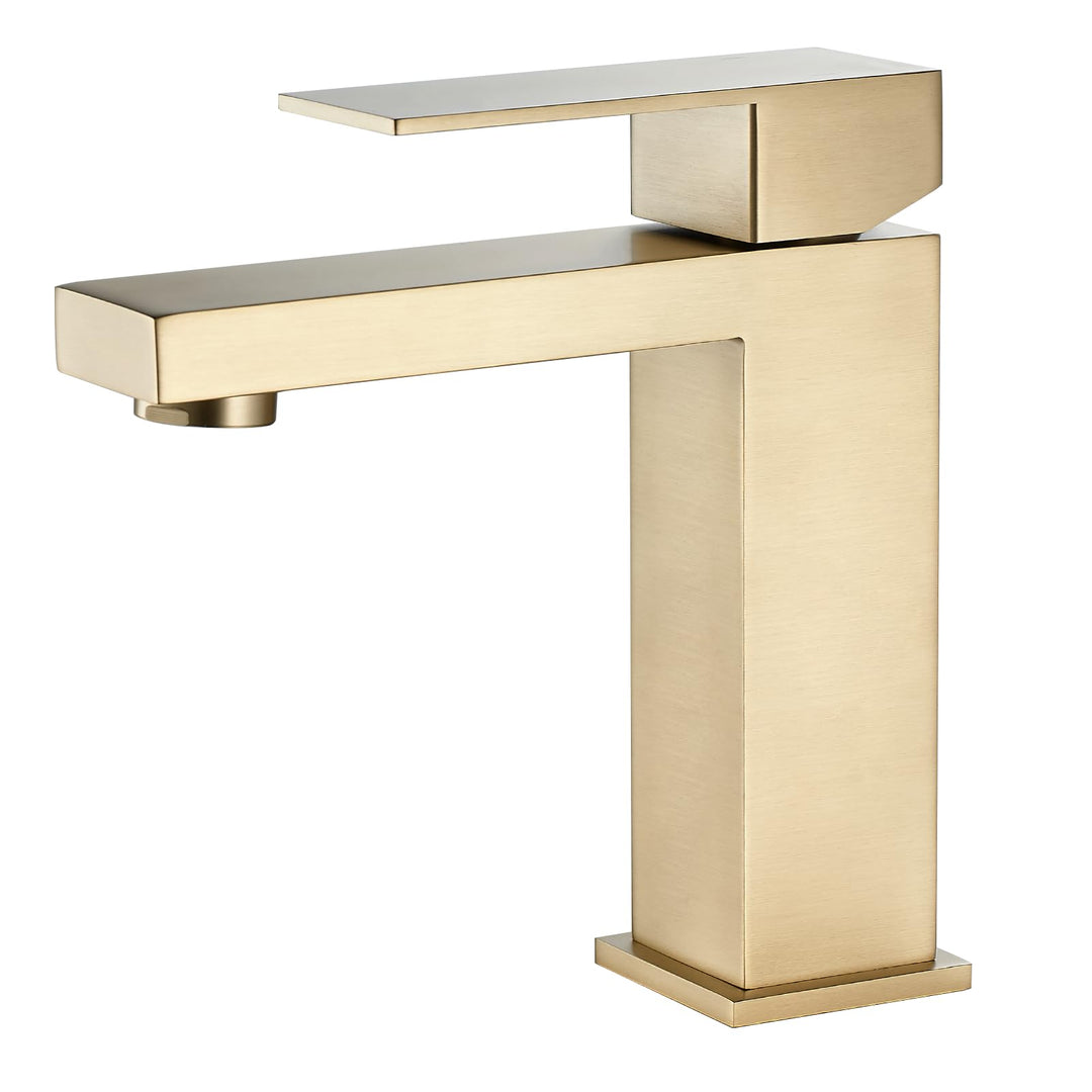 Wasserhahn Bad Gold Mischbatterie waschbecken, wasserhähne bad Badarmaturen Mischer 1 Loch, Moderne