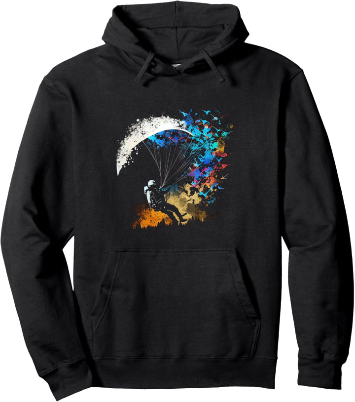 Paraglider Paragliding Geschenk Gleitschirm Pullover Hoodie