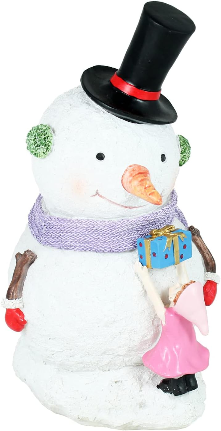 colourliving Schneemann Figuren Weihnachtsfiguren für draussen Schneemann Deko versch. Motive Outdoo
