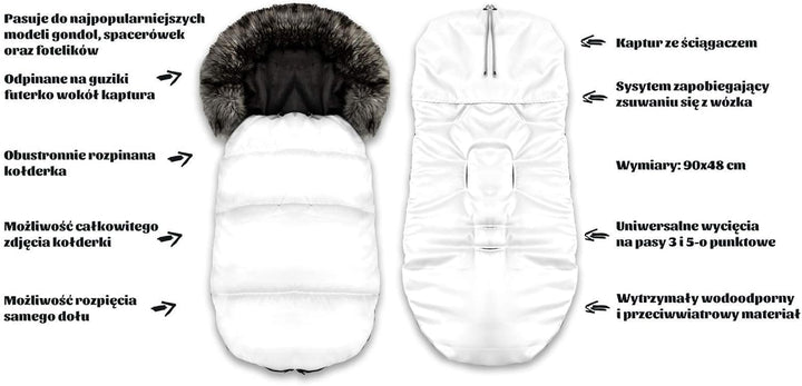 BlueKitty Fusssack, Winterfusssack, Schlafsack, Schlitten, Wasserdicht, Wasserabweisend, Winter, Her