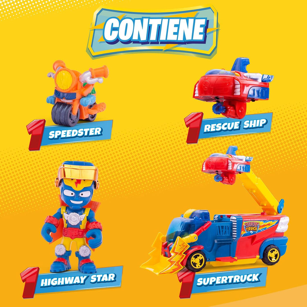 SUPERTHINGS Rescue Truck – SuperThings Rescue Truck with an extendable Ladder and a Detachable Rescu