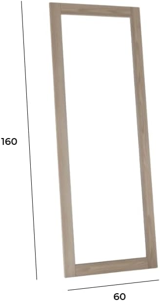 ARHome Bodenspiegel, 160 x 60 cm, Esche Creme, Wandspiegel, Made in Italy Creme Esche 160 x 60, Crem