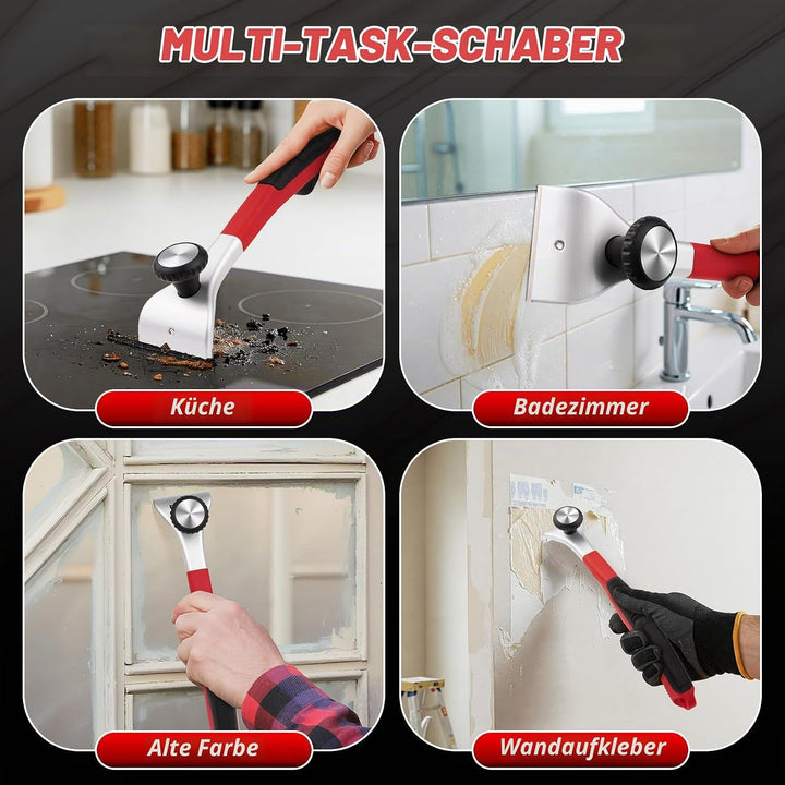 DIYSELF Rasierklingen-Schaber, Glasschaber für Fenster, Schaber für Glasskochfeld, Farbschaber-Werkz