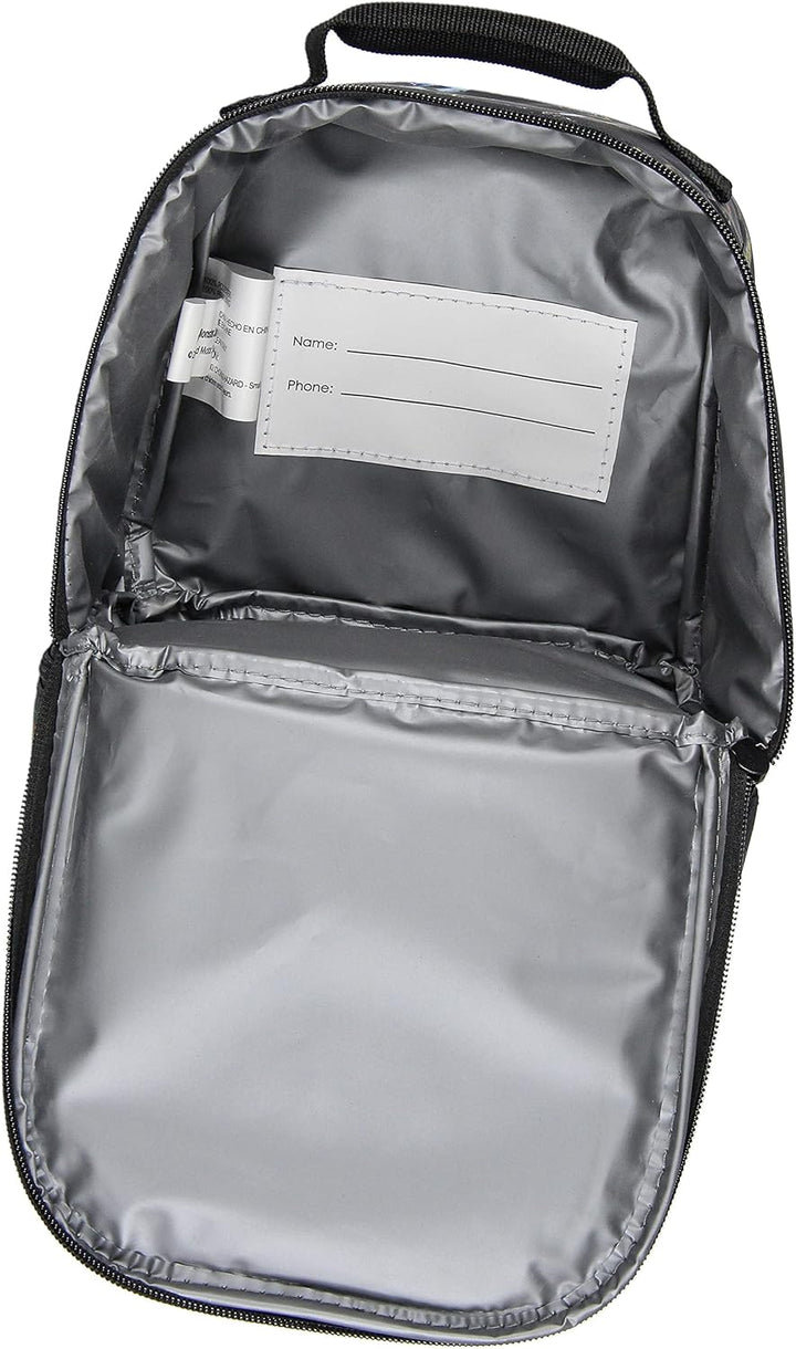 Monster Jam Grave Digger Megalodon Pirate's Curse Dual Compartment Lunch Box Bag