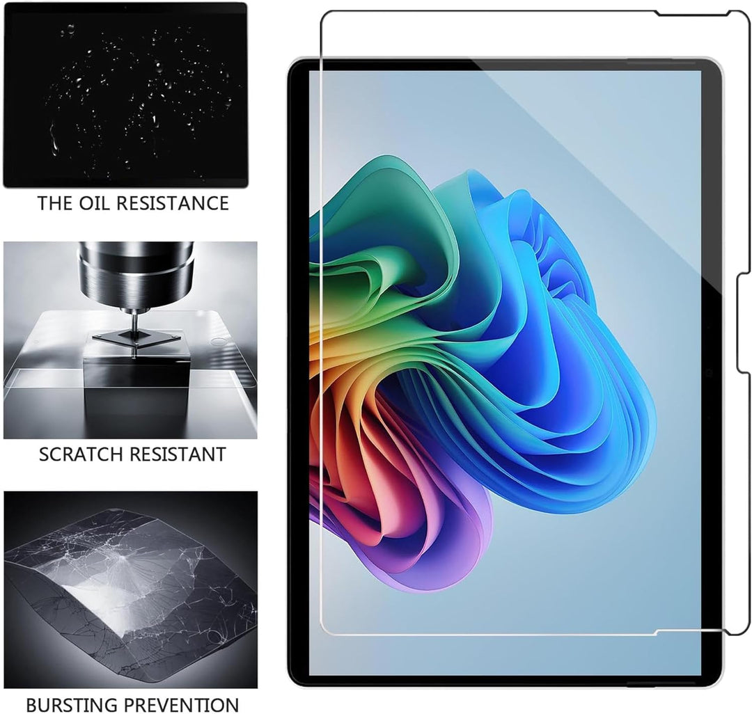 Adeway Displayschutzfolie aus gehärtetem Glas für Microsoft Surface Pro 11/ Pro 9/ Pro 10/8/X, Premi