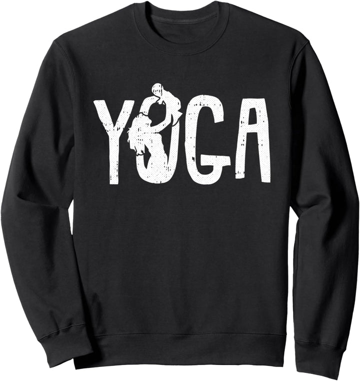 Yoga Mom Cool Workout Mama Mommy Momma Frau Mutter Sweatshirt