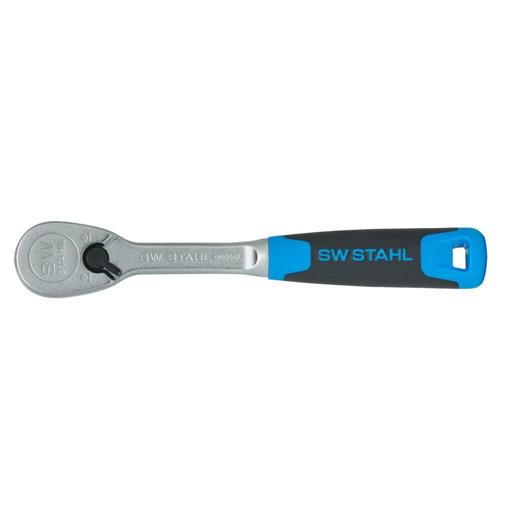 SW-Stahl 06094L Umschaltknarre 1/4 Zoll I High Torque 135 Nm I feinverzahnt mit 90 Zähnen