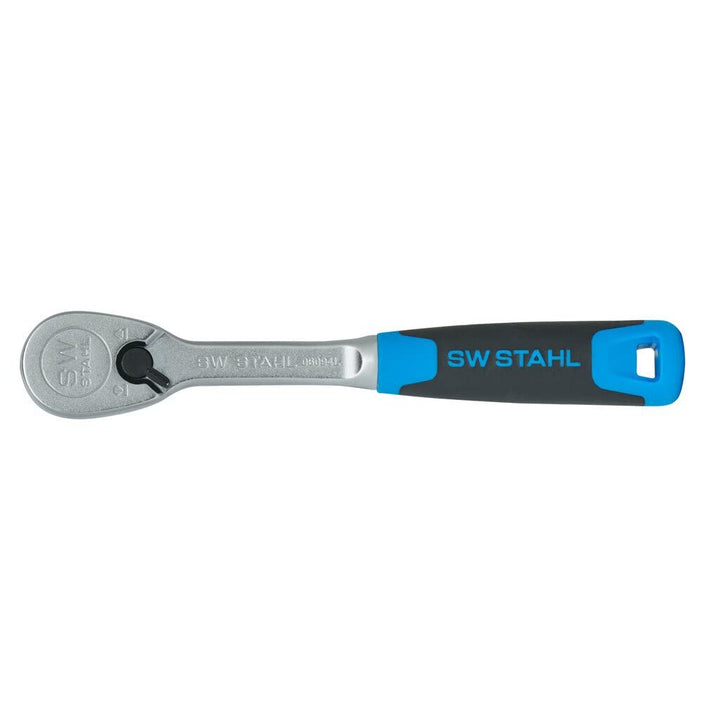 SW-Stahl 06094L Umschaltknarre 1/4 Zoll I High Torque 135 Nm I feinverzahnt mit 90 Zähnen