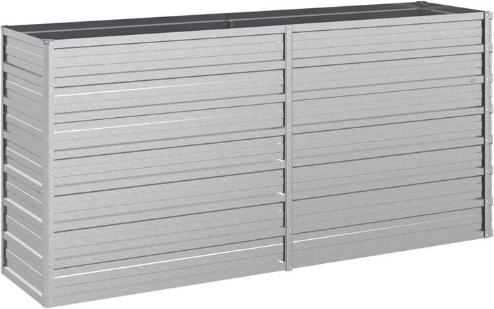 Yolola Hochbeet Metall 160 x 40 x 77 cm Grosses Hochbeet aus Metall Hochbeete für Garten, Schneckens
