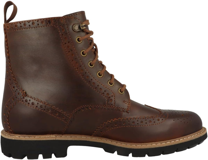 Clarks Herren Batcombe Lord Chelsea Boots 47 EU Dunkelbraunes Leder, 47 EU Dunkelbraunes Leder