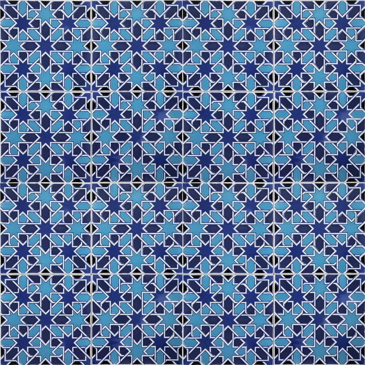 Cerames Orientalische Marokkanische Keramikfliesen Casablanca - dekorative Mosaikfliesen für das Bad