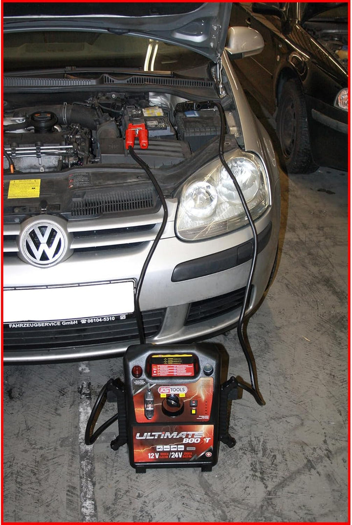 KS Tools 550.1820 12 V + 24 V Batterie-Booster, mobiles Starthilfegerät 1700 A