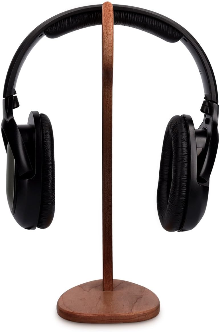 kalibri Kopfhörerhalter Kopfhörerständer Universal aus Holz - Kopfhörer Halter Gaming Headset Halter