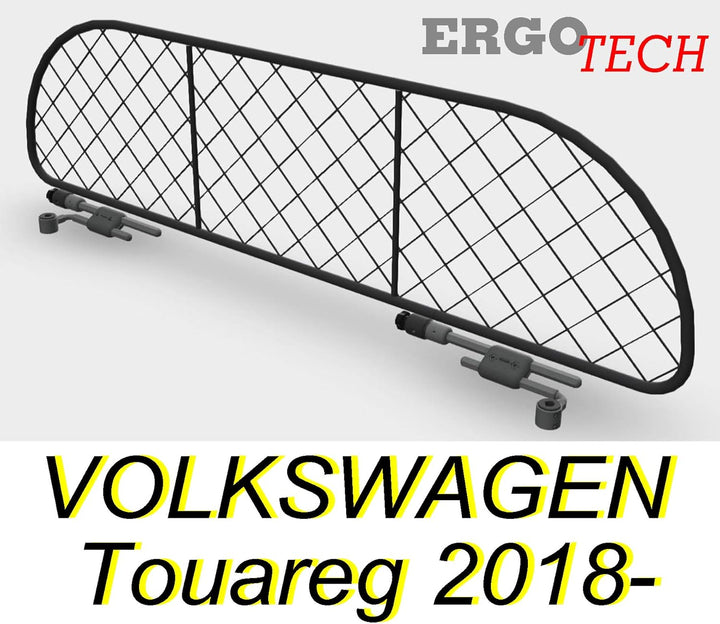 ERGOTECH Trennnetz Trenngitter kompatibel mit Volkswagen Touareg (ab BJ 2018), RDA65-XS16, für Hunde