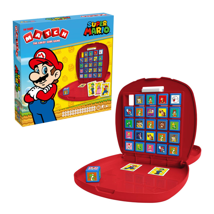 Top Trumps Match Super Mario Edition - Super Mario Match Beliebte Brettspiele - Gedächtnisspiel für
