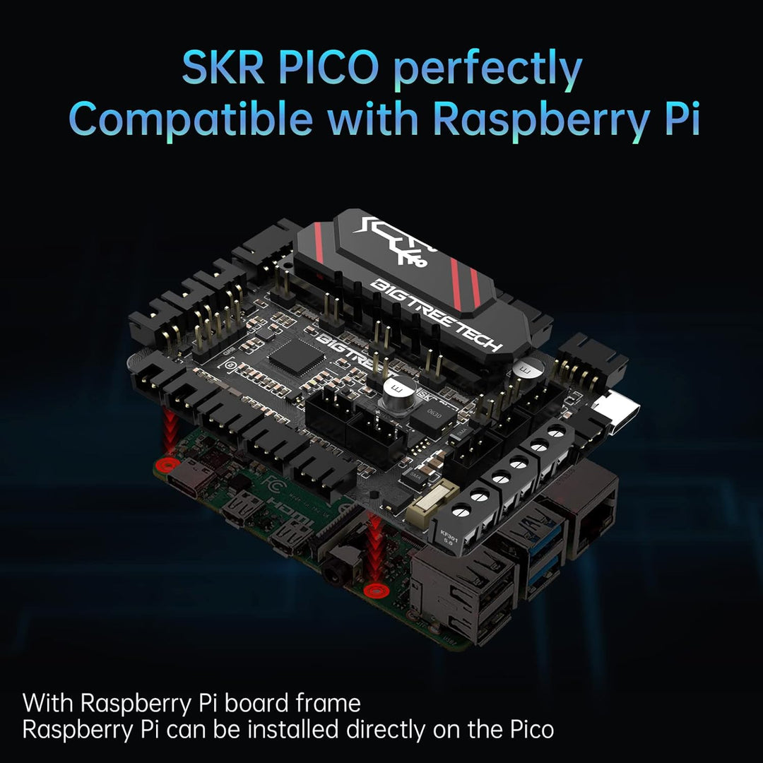 BIGTREETECH SKR PICO V1.0 Steuerplatine: Mini Controller Board mit TMC2209 UART Schrittmotor und Ras