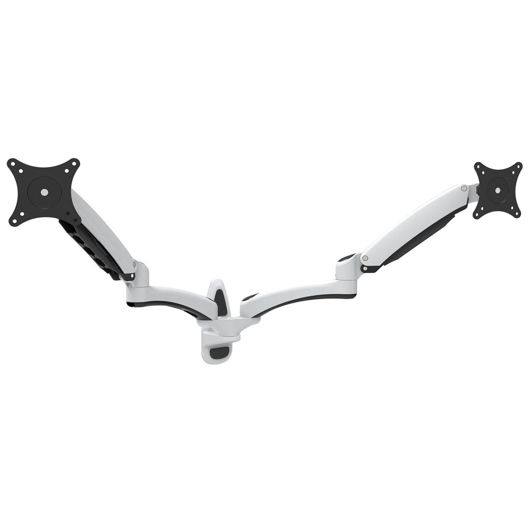 HFTEK - Monitorarm - dual - Halterung Halter Wandhalterung für 2 Bildschirme von 15 – 27 Zoll mit VE