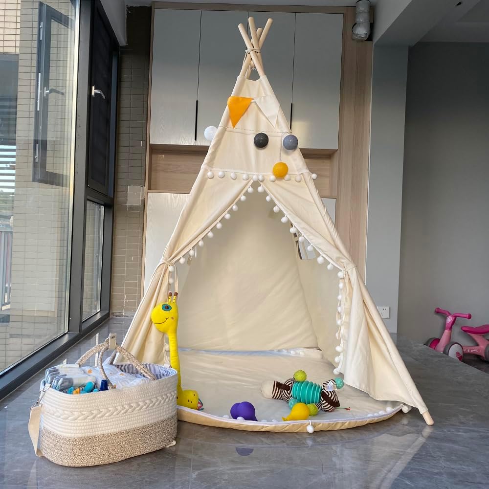 YeaYee Baby Windel Caddy Organizer，Multifunktionale Aufbewahrungsbox für Windeln， mit wechselbaren F