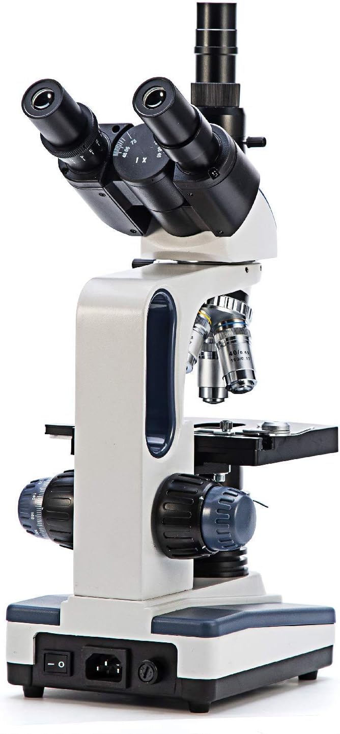 SWIFT SW350T Mikroskop Compound Trinokular, Research-Grade für Lab, 40X-2500X Vergrösserung, mit Wei